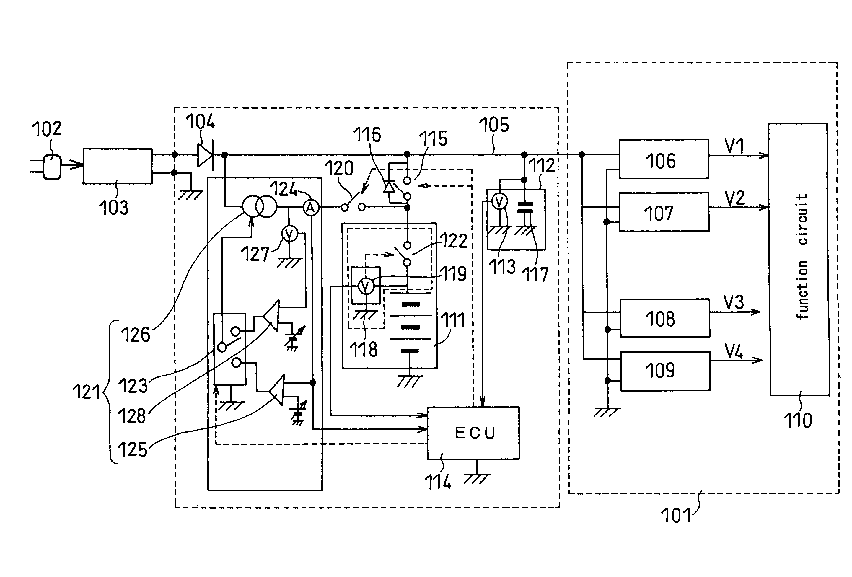 Lithium ion secondary battery and charge system therefor