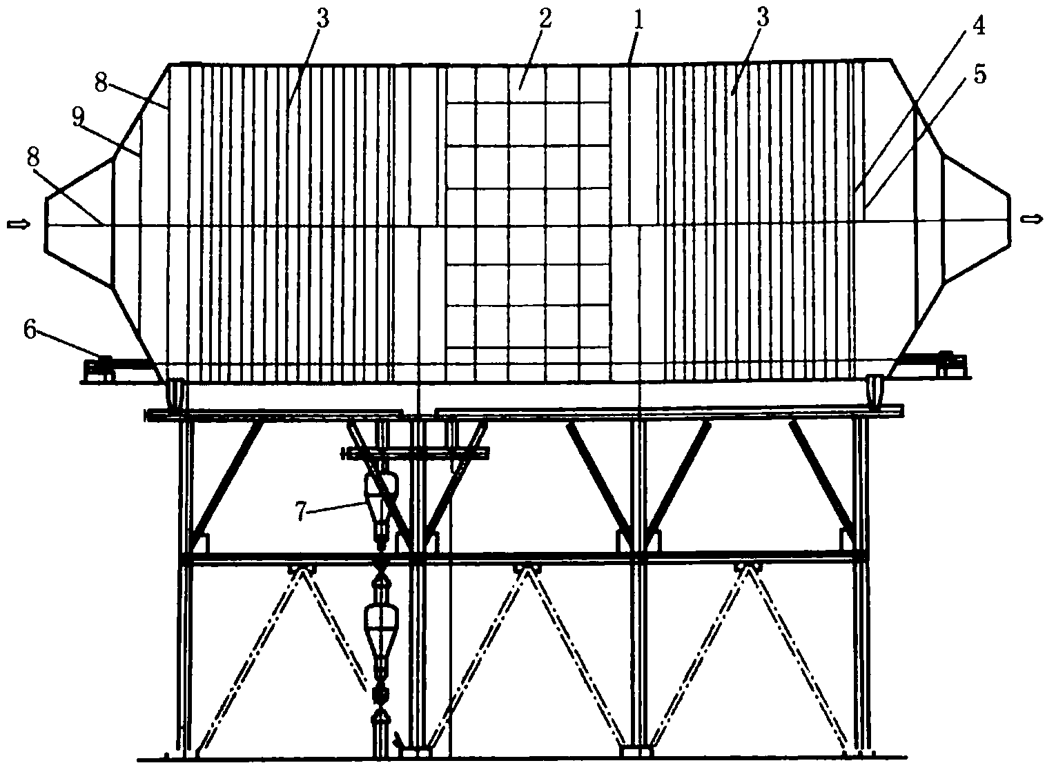 Dry type electrostatic dust collector