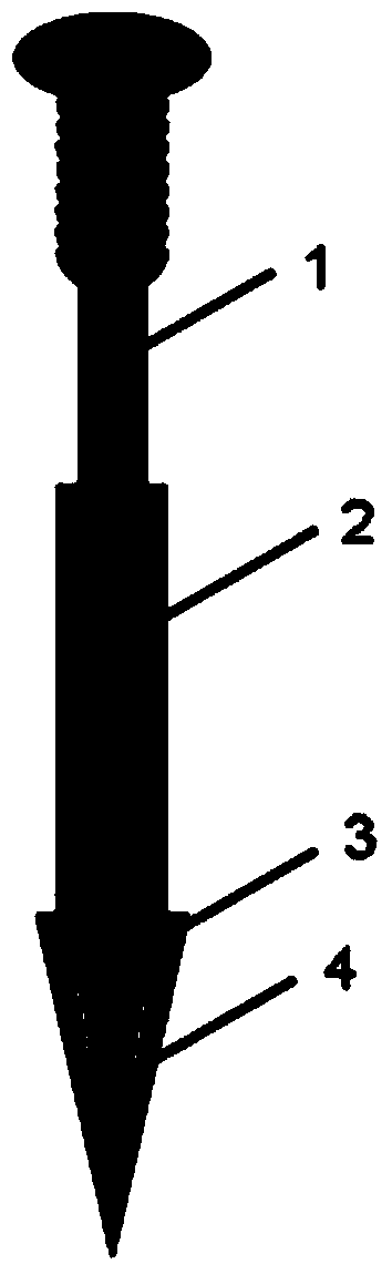 Nanometer sensing needle and manufacturing method thereof