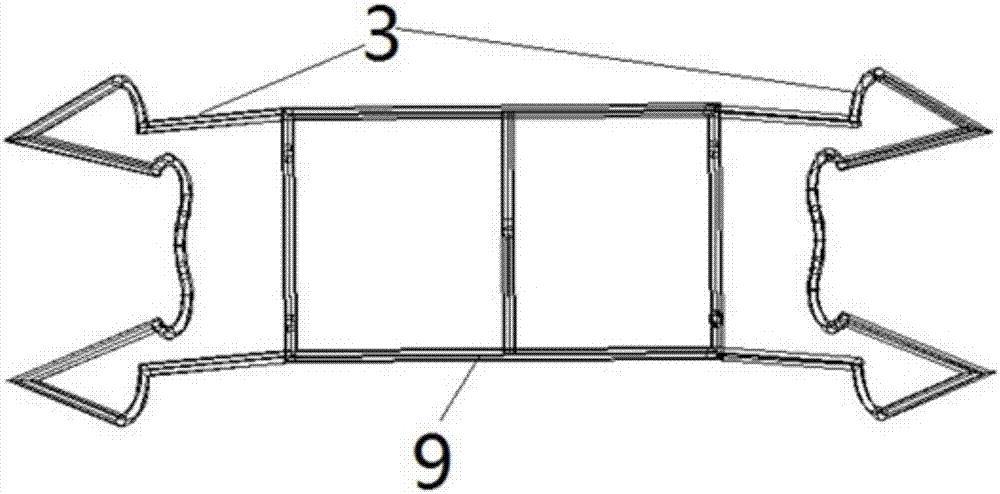 Use method of wire frame-shaped hexagonal screw clamping tool for air conditioner installation