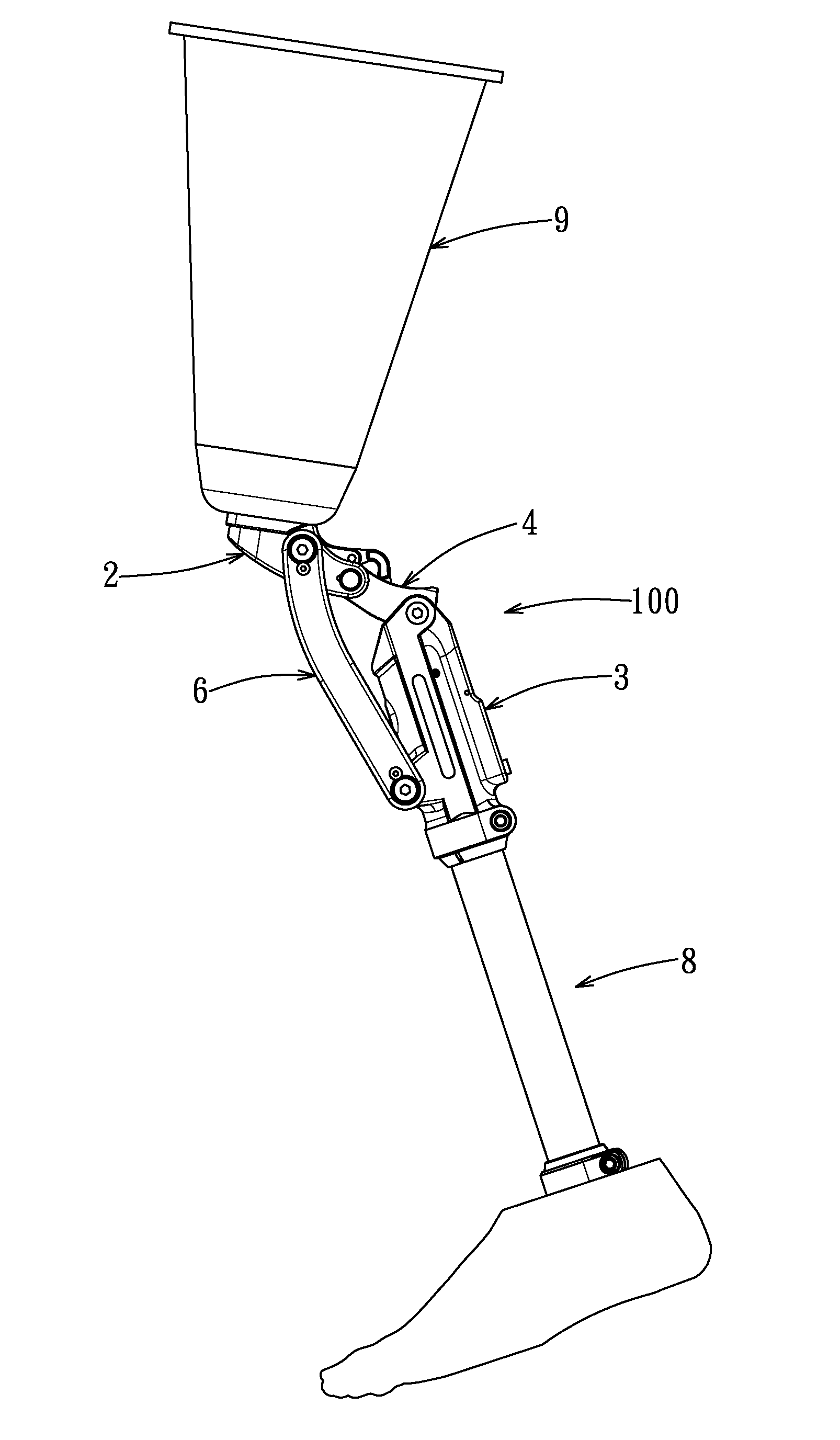 Knee joint prosthesis