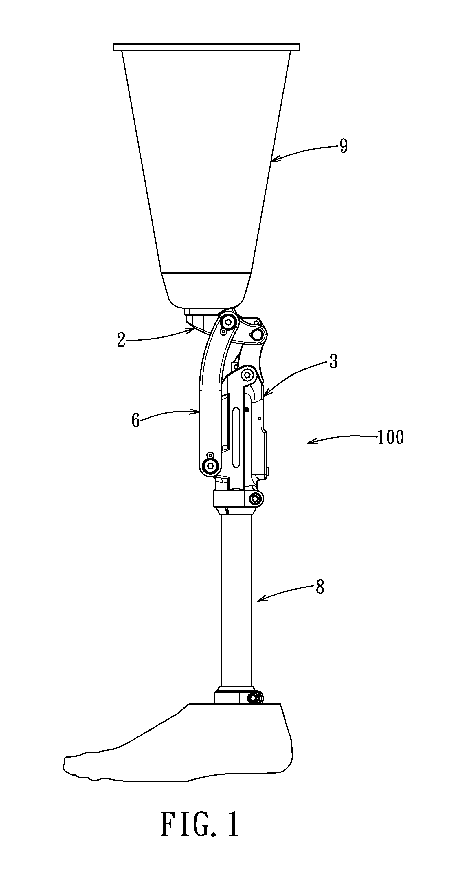 Knee joint prosthesis