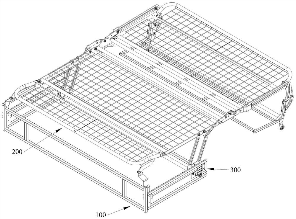 Electric folding sofa bed