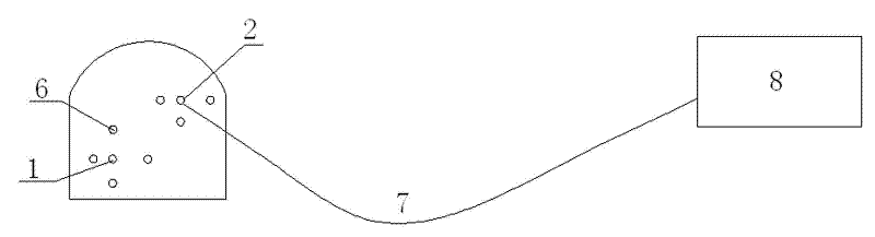 Rapid outburst elimination method for cross cut coal uncovering in coal mine underground