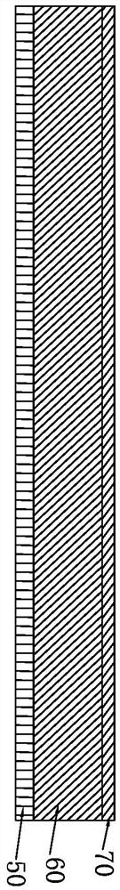 PU (polyurethane) double-layer crystal mirror leather and laminating method thereof