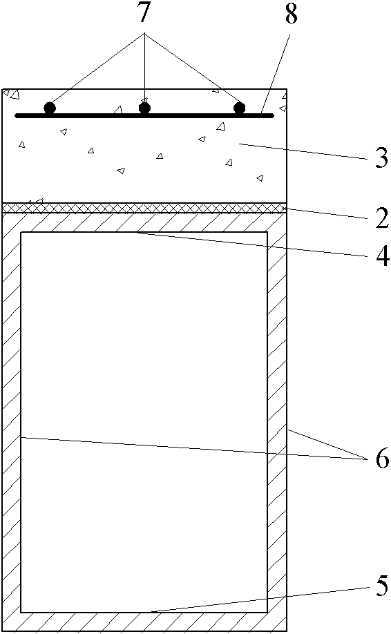 Fiber reinforced plastic-concrete composite beam