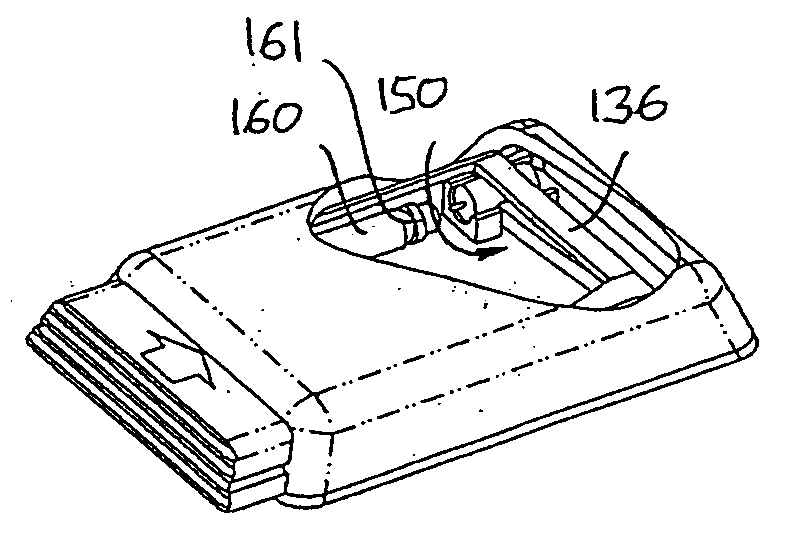 Pivotable needle unit