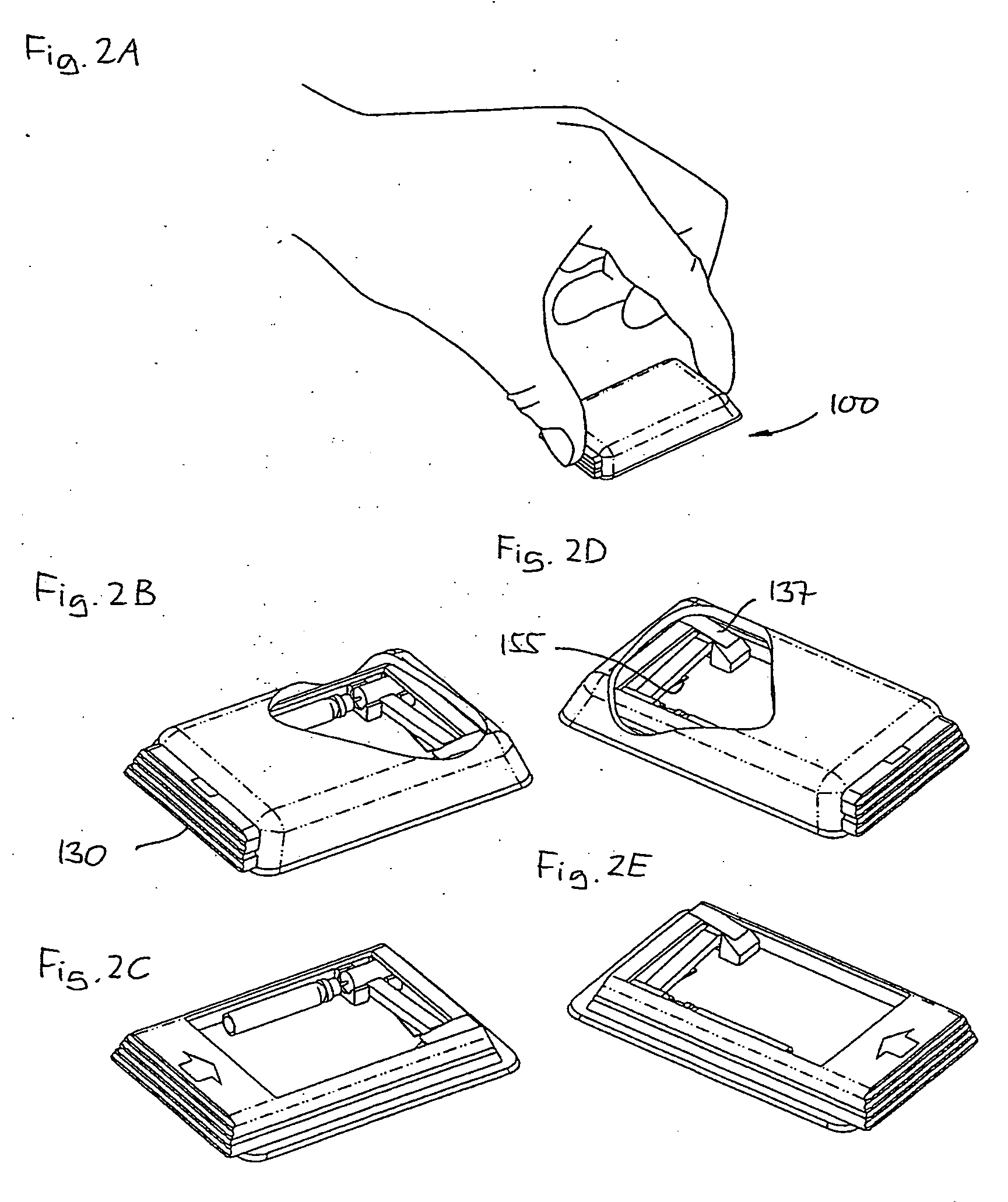 Pivotable needle unit