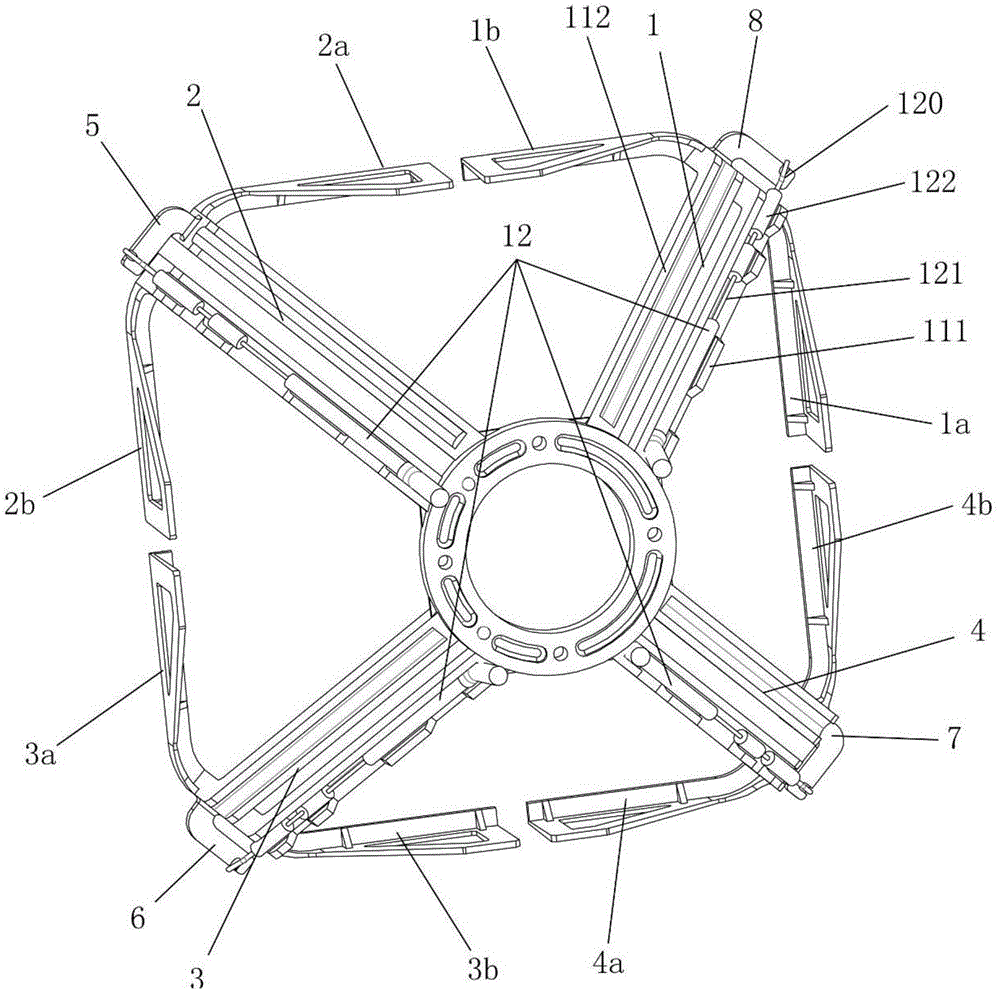 An antenna radiation unit and an electricity feeding method