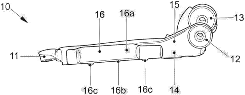 Wheel-Guiding Strut For A Motor Vehicle