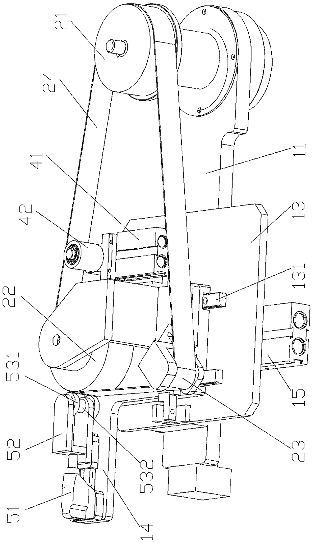 Polishing device of annular accessory