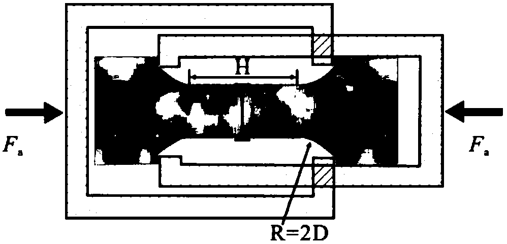 Multi-diameter rock core double ring direct tension rock tensile strength testing machine