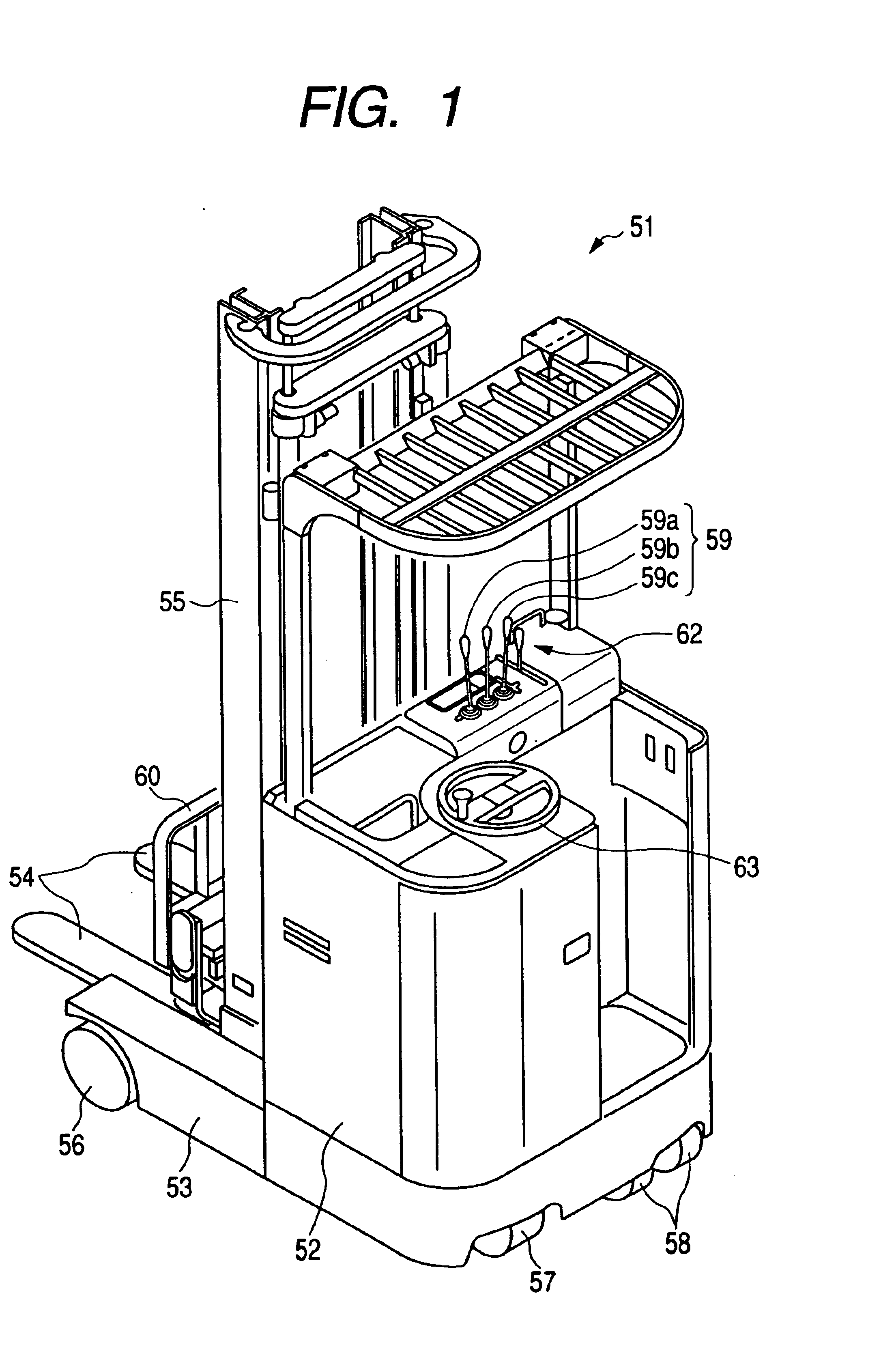 Control apparatus and control method for a forklift and forklift