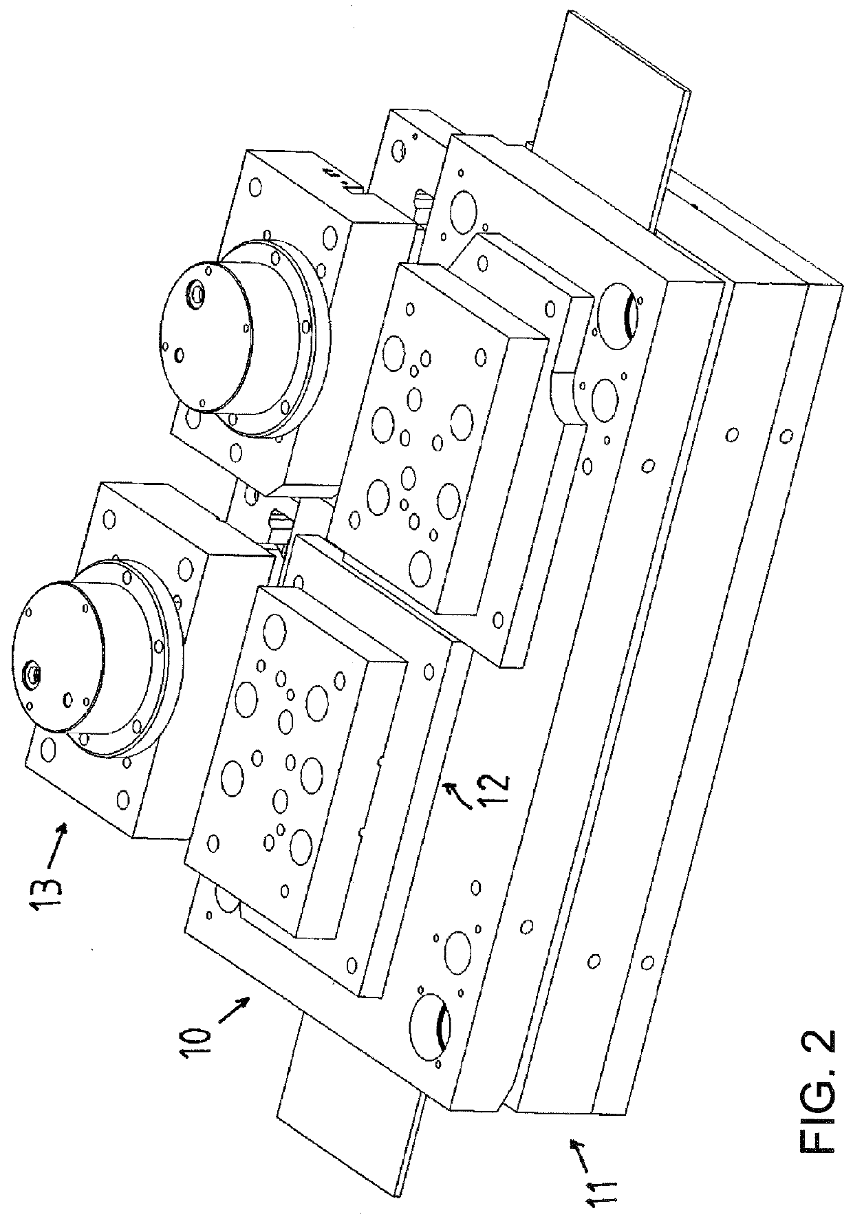 Device and method for shaping sheared edges on stamped or fine-blanked parts having a burr