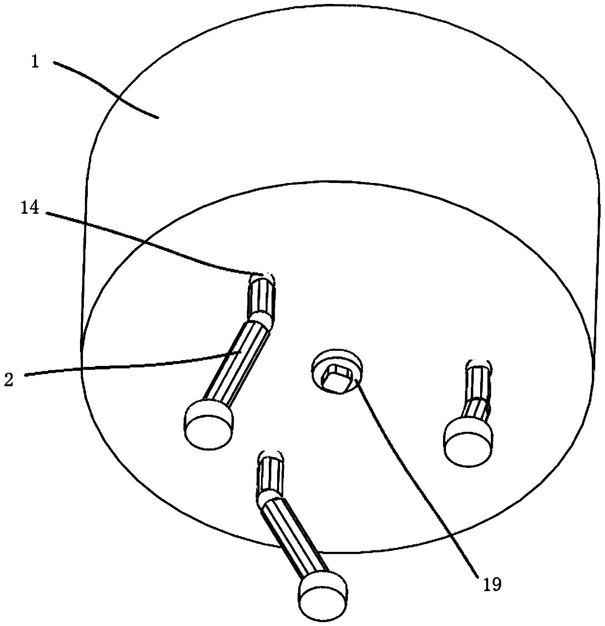 Earthquake simulation platform monitoring device for engineering pile foundation