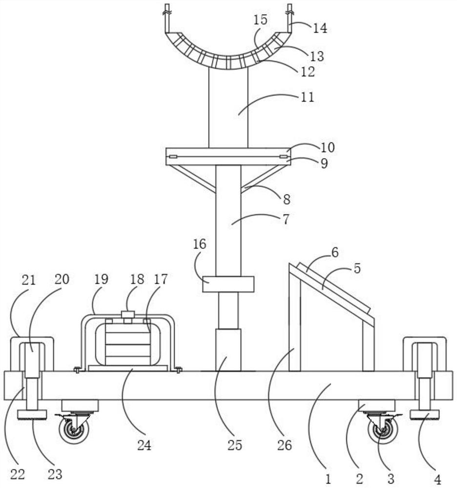 Novel auxiliary device for orthopedic treatment