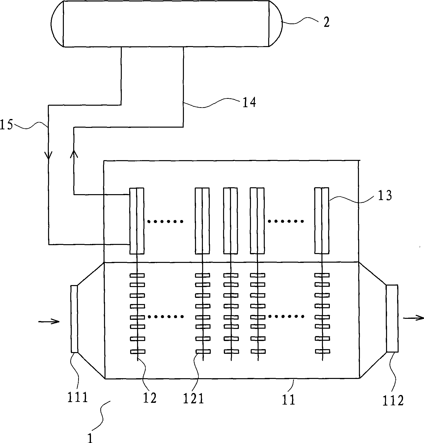 Residual heat reclaiming apparatus for boiler vent gas