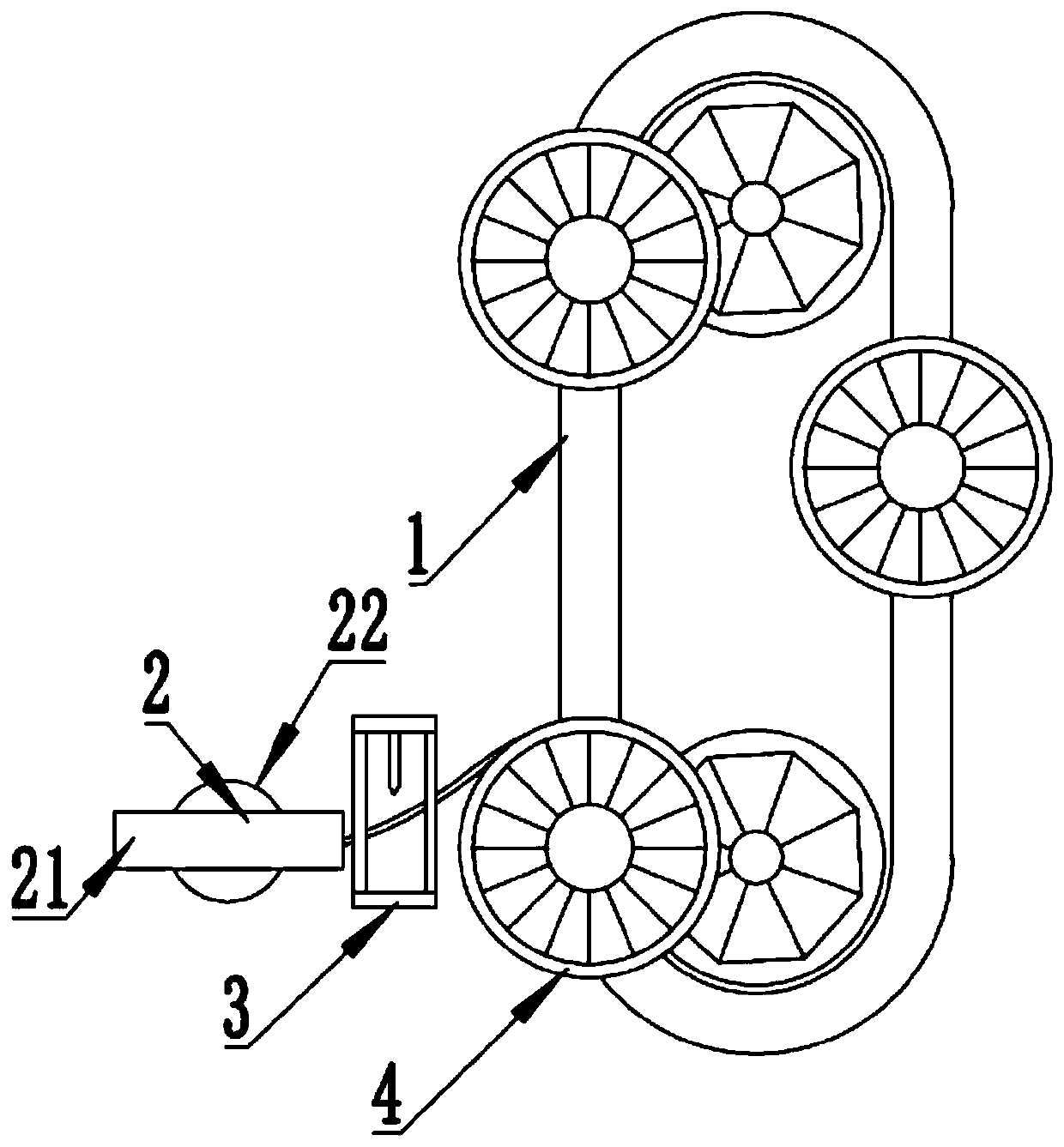 3D printing flexible wire winding device and working method thereof