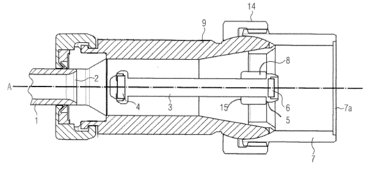 Method and device for filling of sausage sleeves