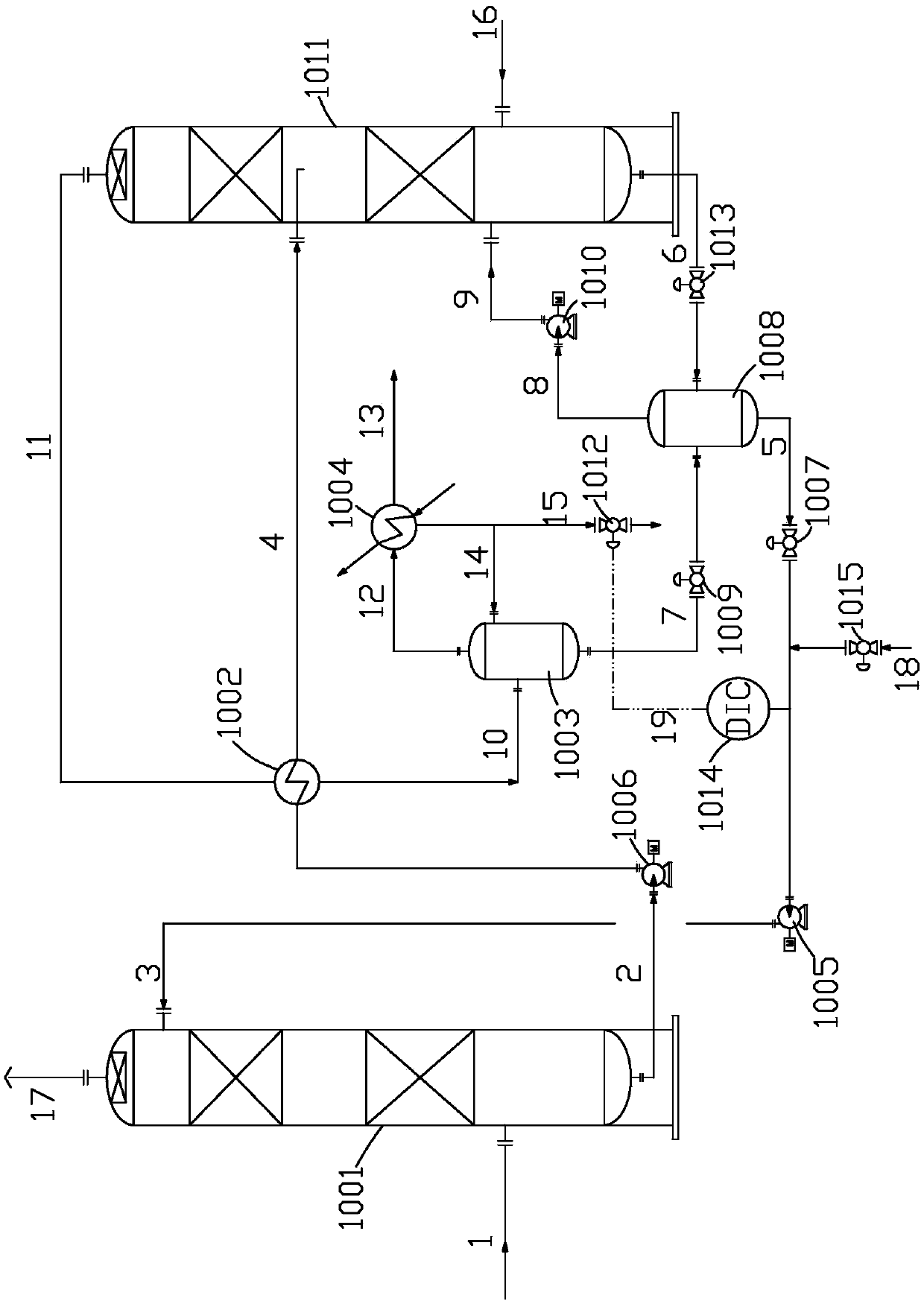 Device for capturing smoke and recovering carbon dioxide at low energy consumption and gas recovery process