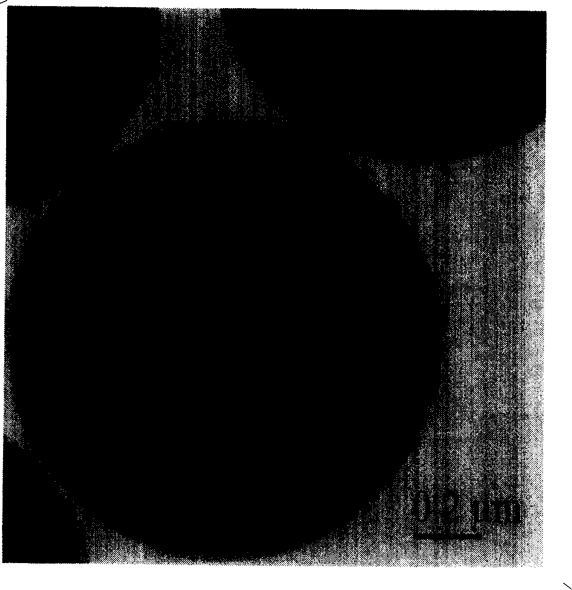 Method for preparing high stable, reproducible load type photocatalyst of Nano cadmium sulphide