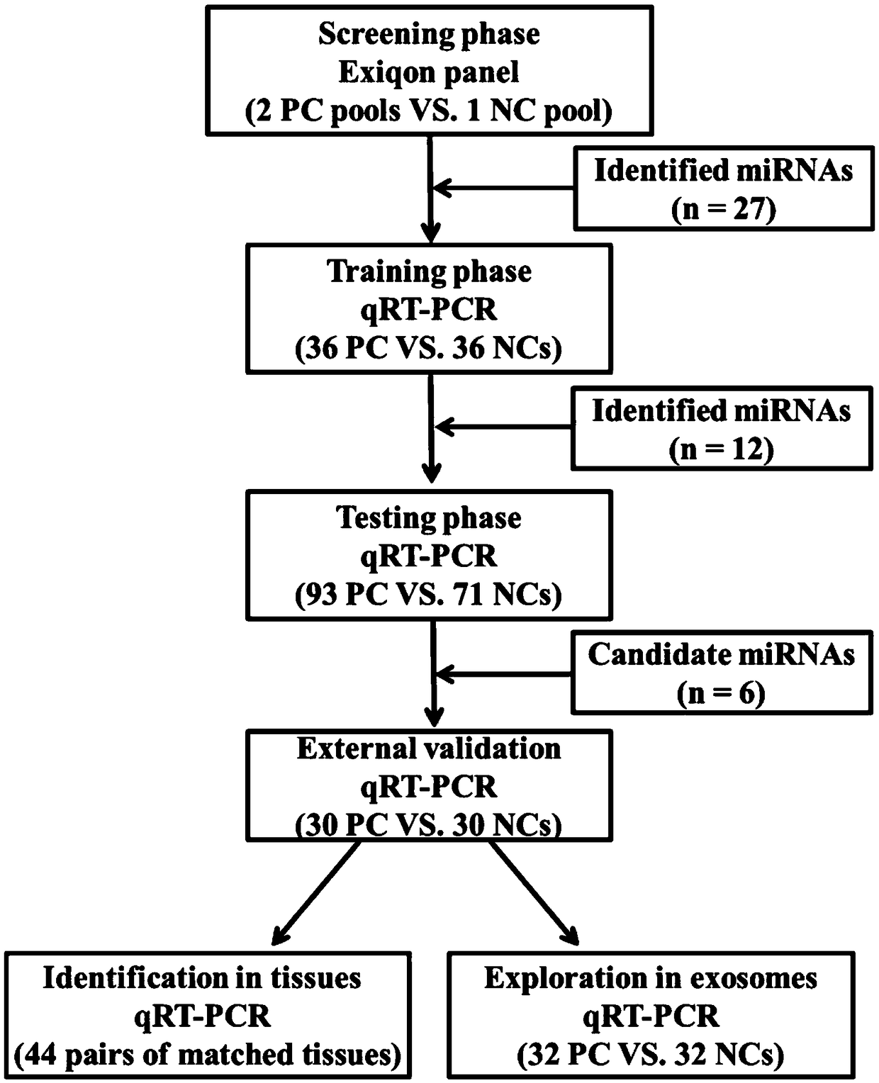 Plasma miRNA marker related to assistant diagnoses of pancreatic cancer and application thereof