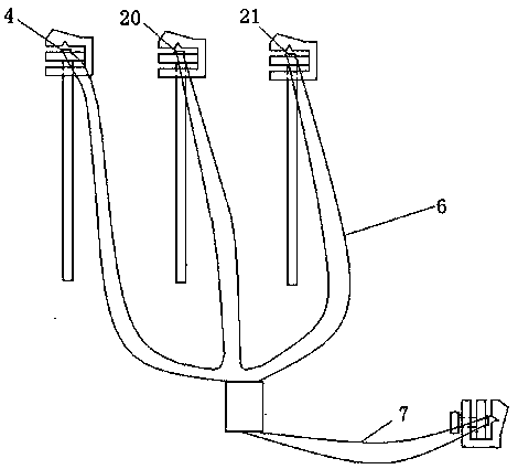 Intelligent positioning device of electric security and protection facility and positioning method thereof