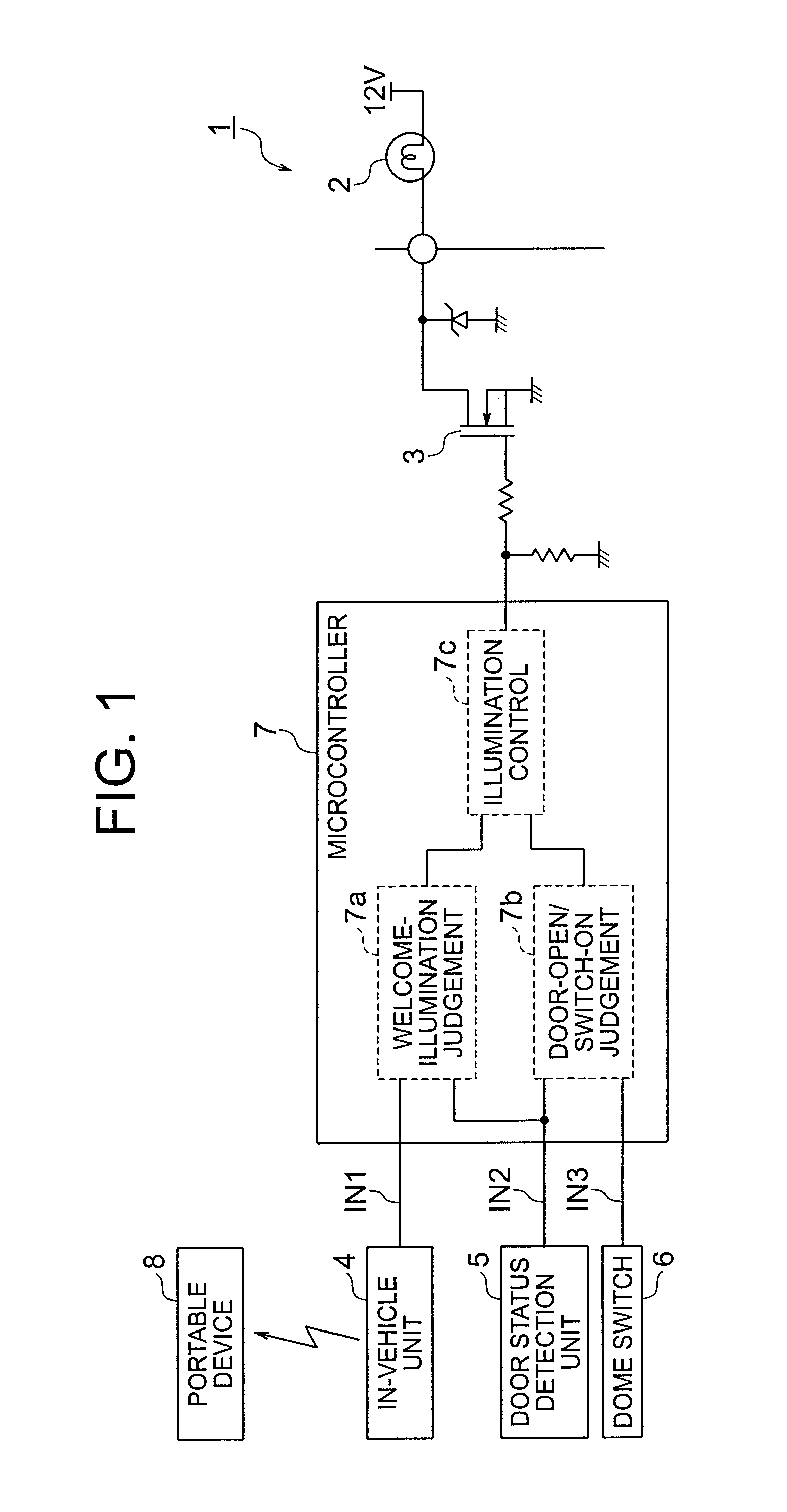 Automotive illumination device with welcome illumination feature