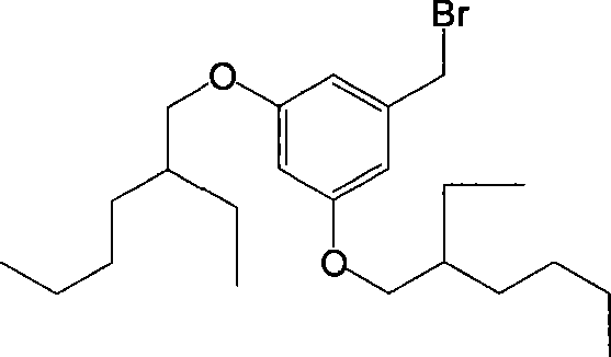 Organic second order non-linear optical chromophore group containing dendritic structured tricyano pyrroline receptor, synthesizing method and use thereof