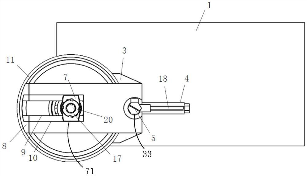 Modularized track tensioning mechanism and mounting and dismounting method thereof