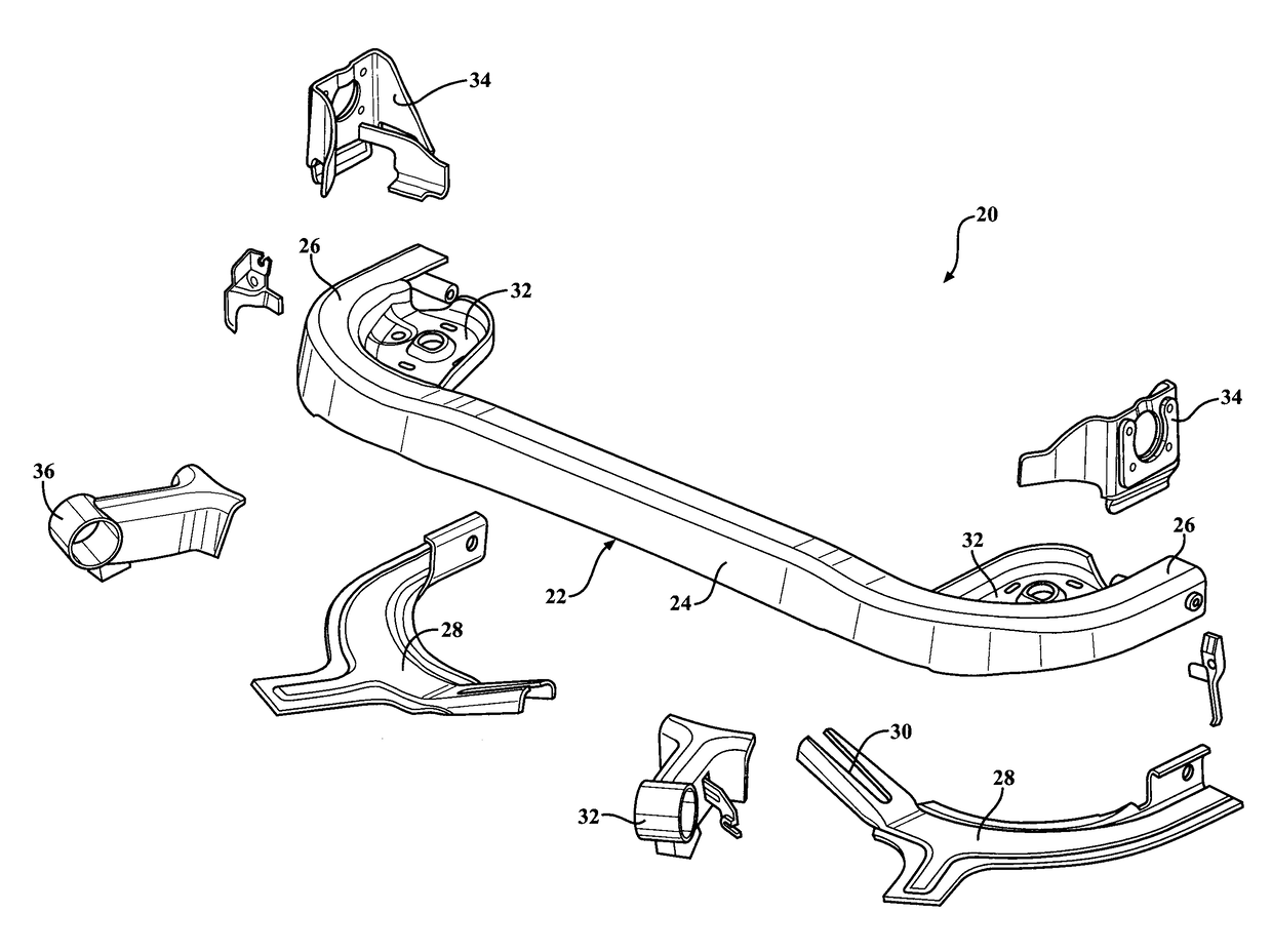 Vehicle Twist Axle Assembly