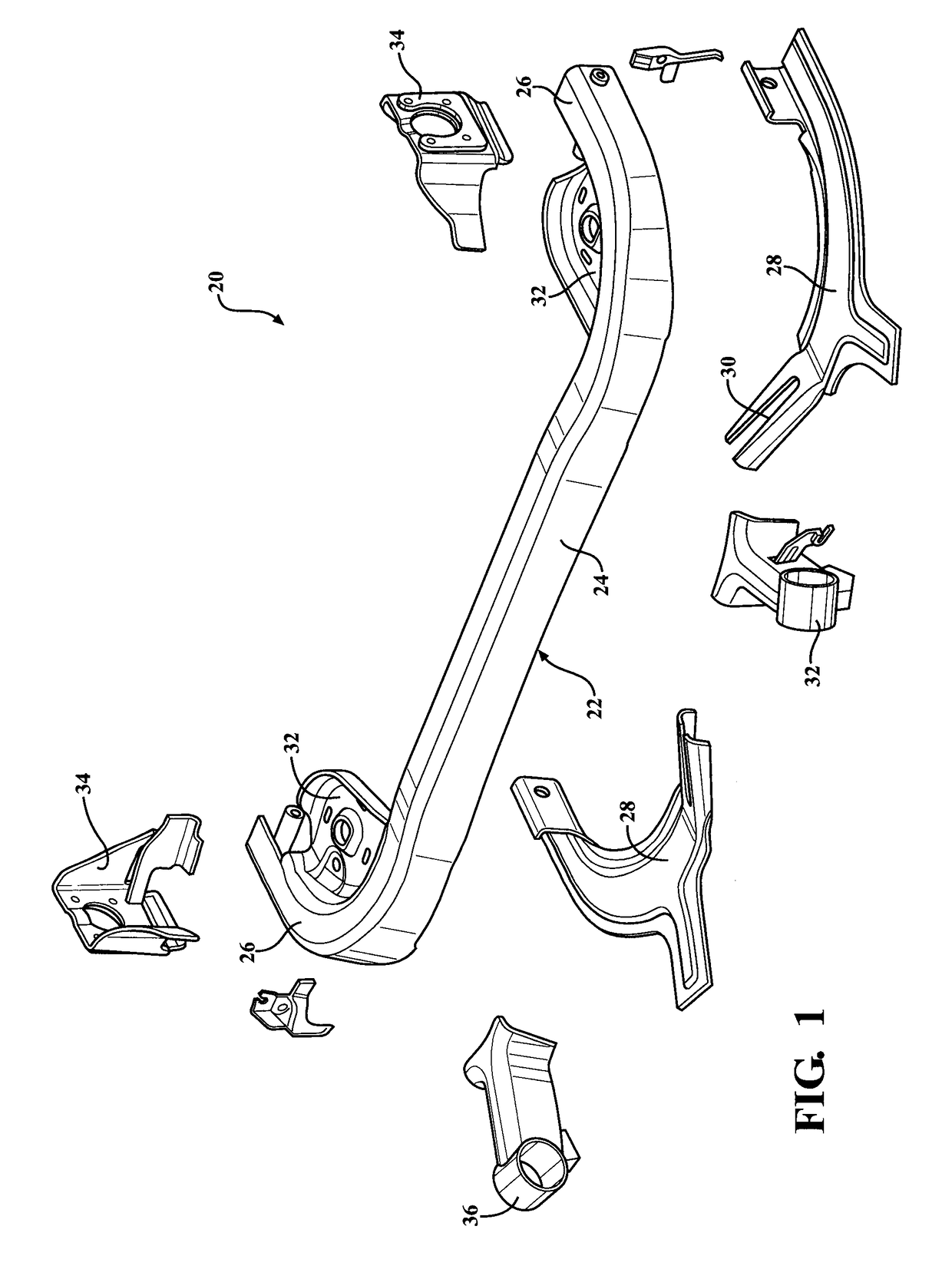 Vehicle Twist Axle Assembly