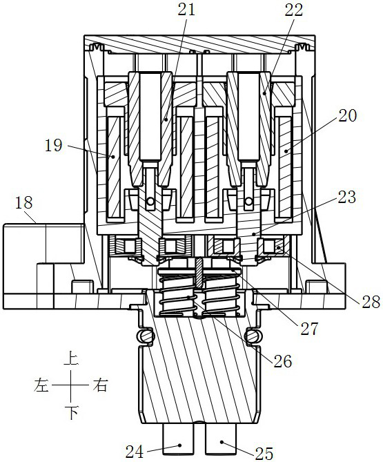 Electromagnetic actuator for variable valve lift camshaft and vehicle