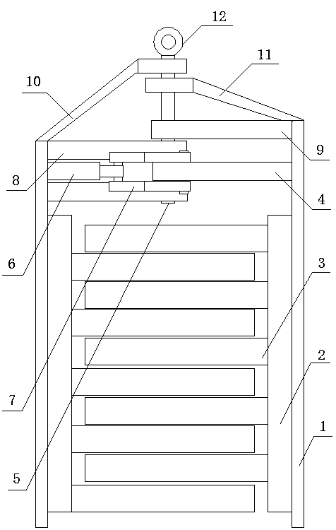 Brick straightening and loading machine