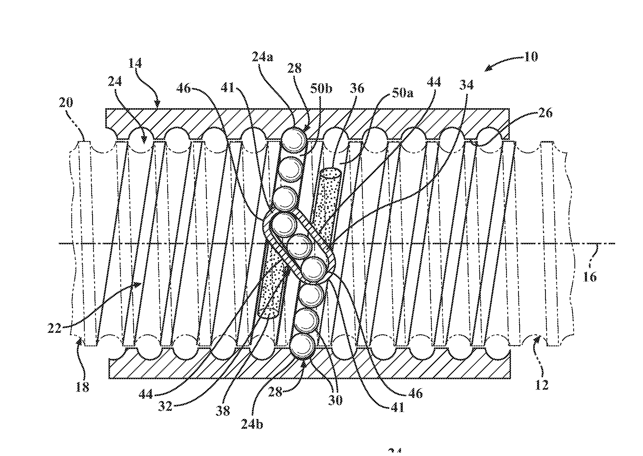 Recirculation crossover insert and linear motion assembly therewith