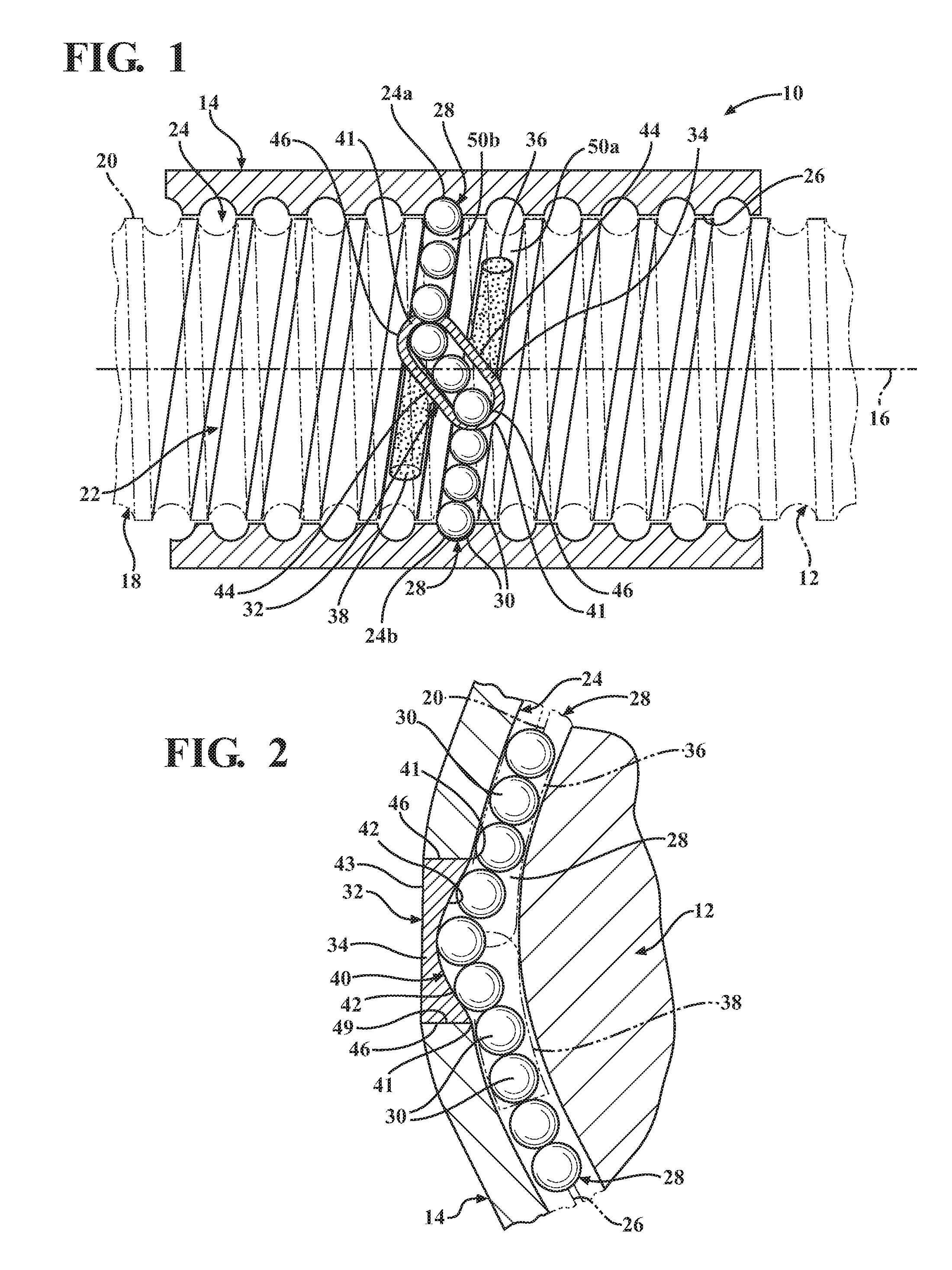 Recirculation crossover insert and linear motion assembly therewith