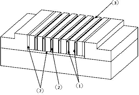 High-temperature hard solder quasi-continuous semiconductor laser bar stack encapsulating method