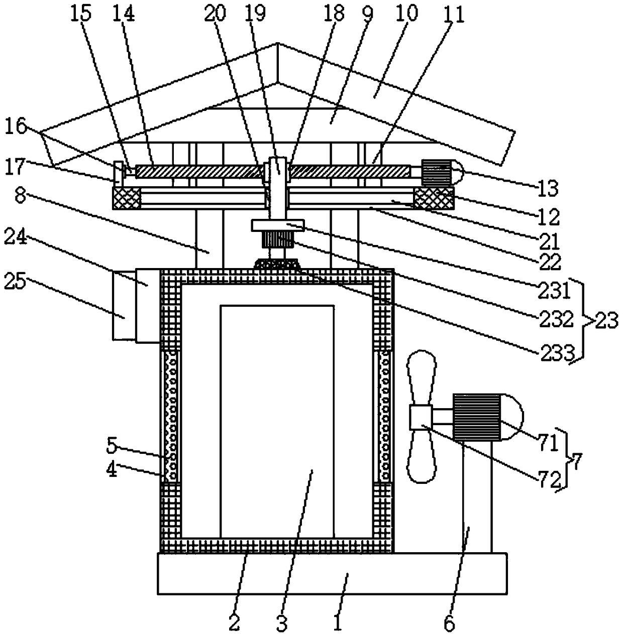 New energy vehicle charge column