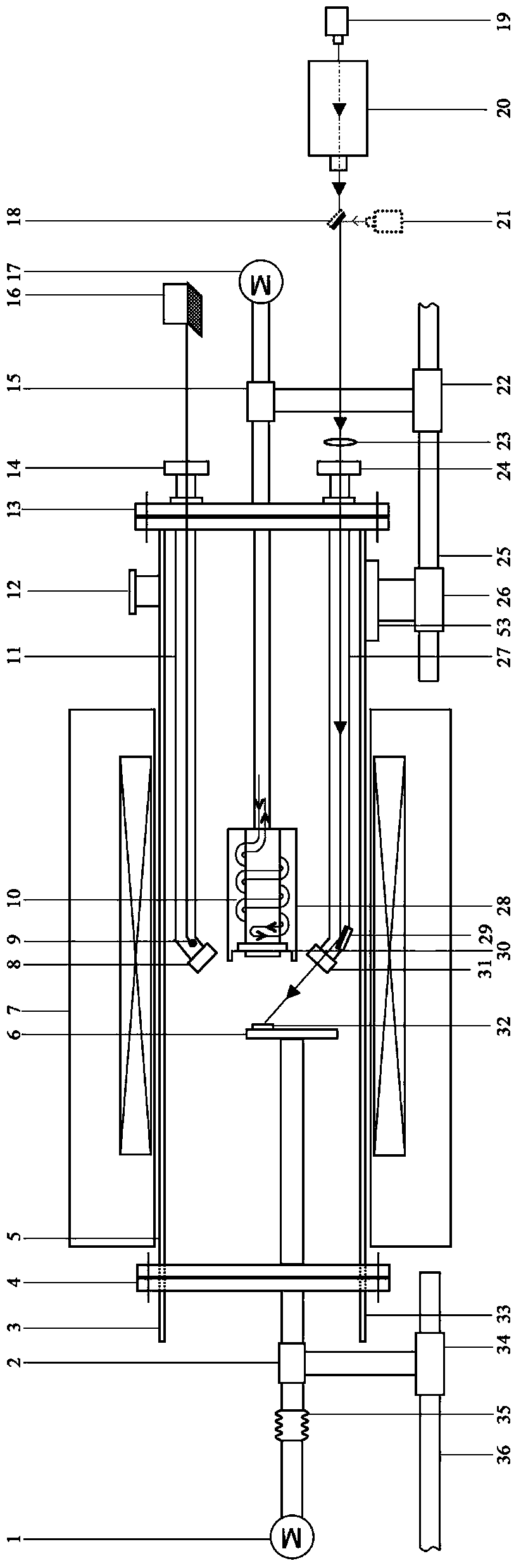 High-intensity magnetic field assisted pulsed laser deposition system