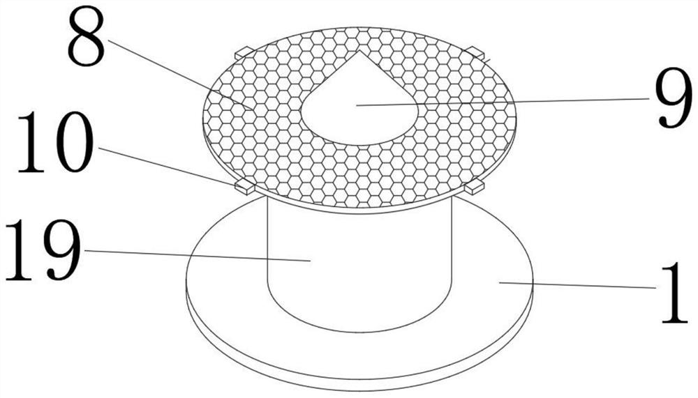 Filtering device for nitrile rubber material manufacturing