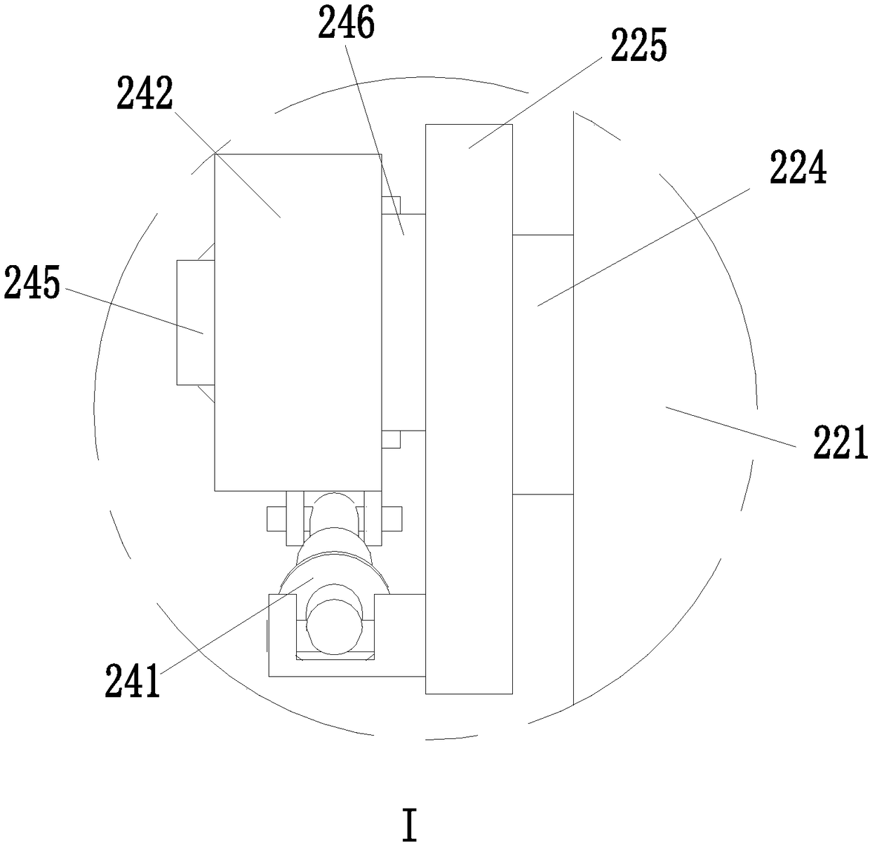 Flatness detecting device for aluminum-plastic plate and flatness detecting process for aluminum-plastic plate