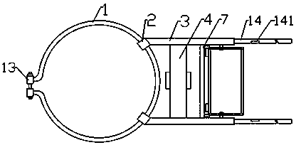 Auxiliary tool convenient for picking apples