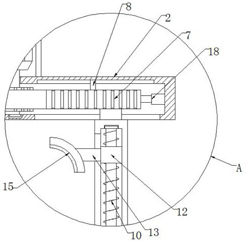 Green maintenance trunk surface cleaning device