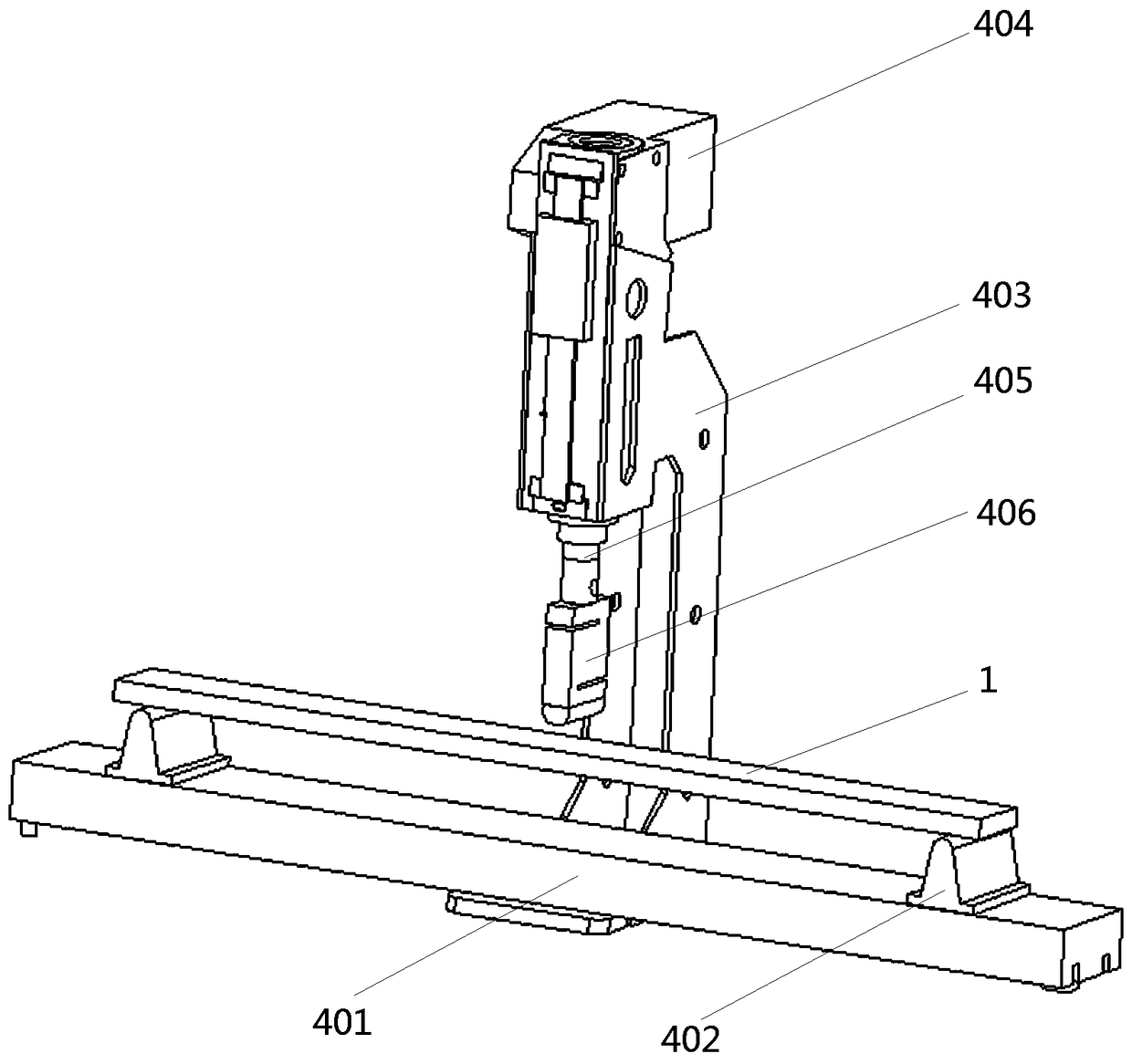 Method and device for measuring deformation strain gradient of component