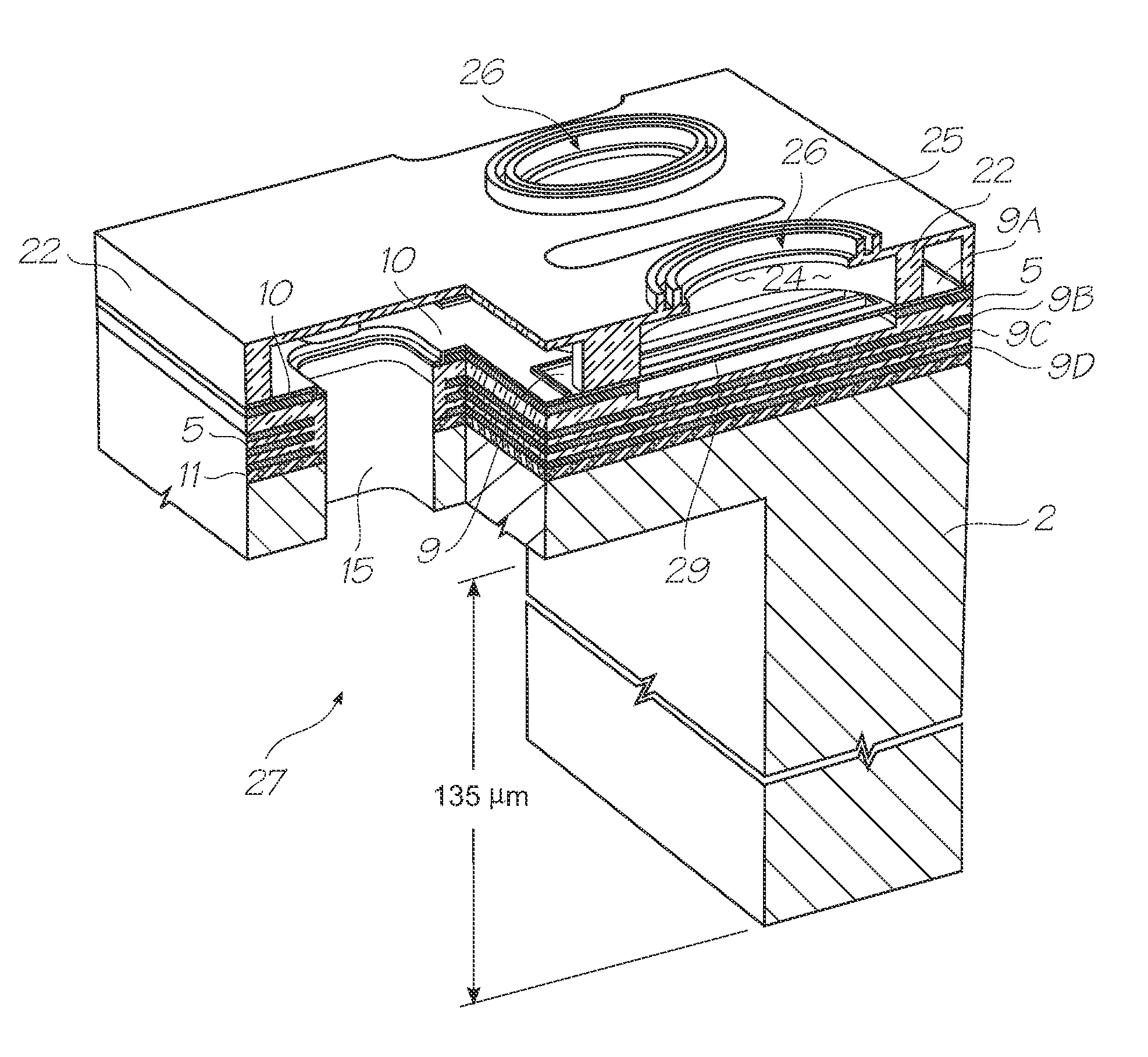 Inkjet printer having printhead and ink for minimizing corrosion of exposed corrodible structures within printhead