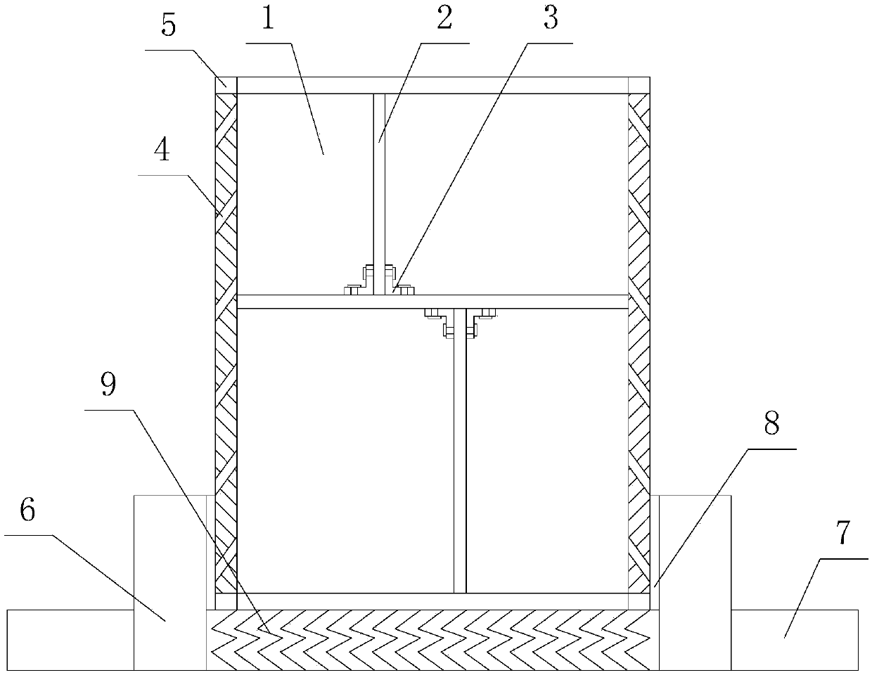 Anti-seismic switch cabinet