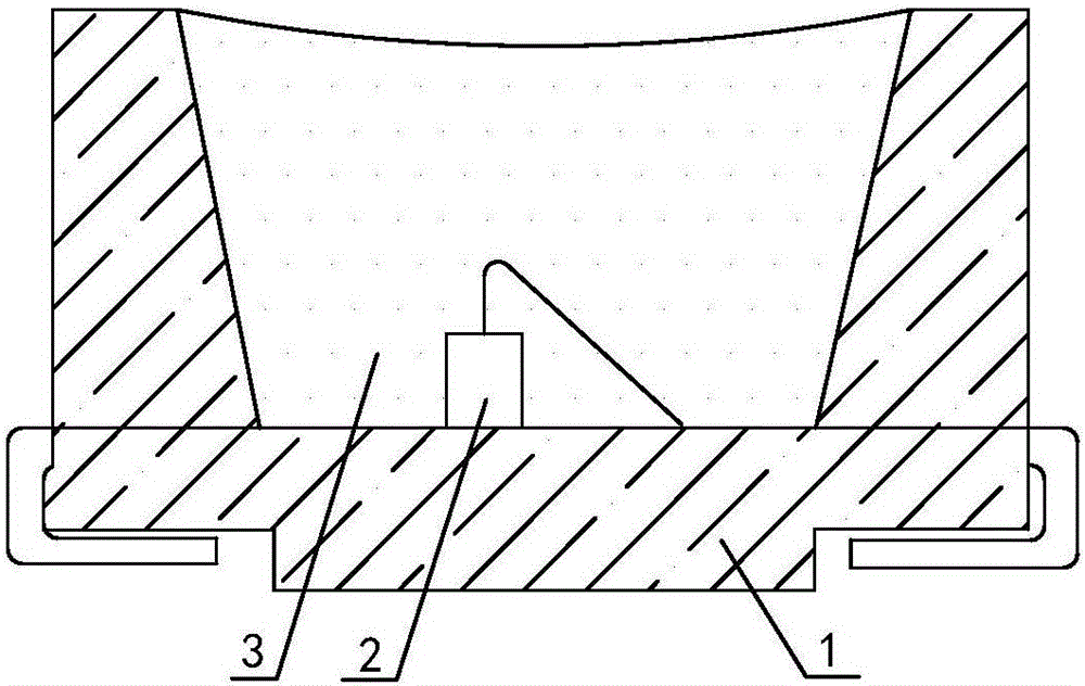 Method for reducing fluorescent powder sedimentation rate of surface mount device