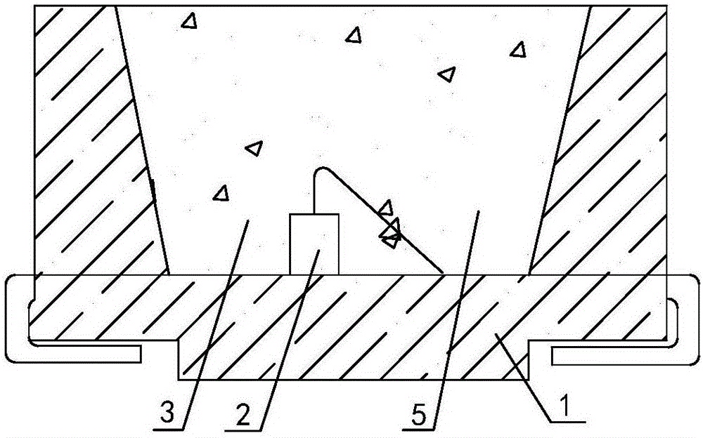 Method for reducing fluorescent powder sedimentation rate of surface mount device