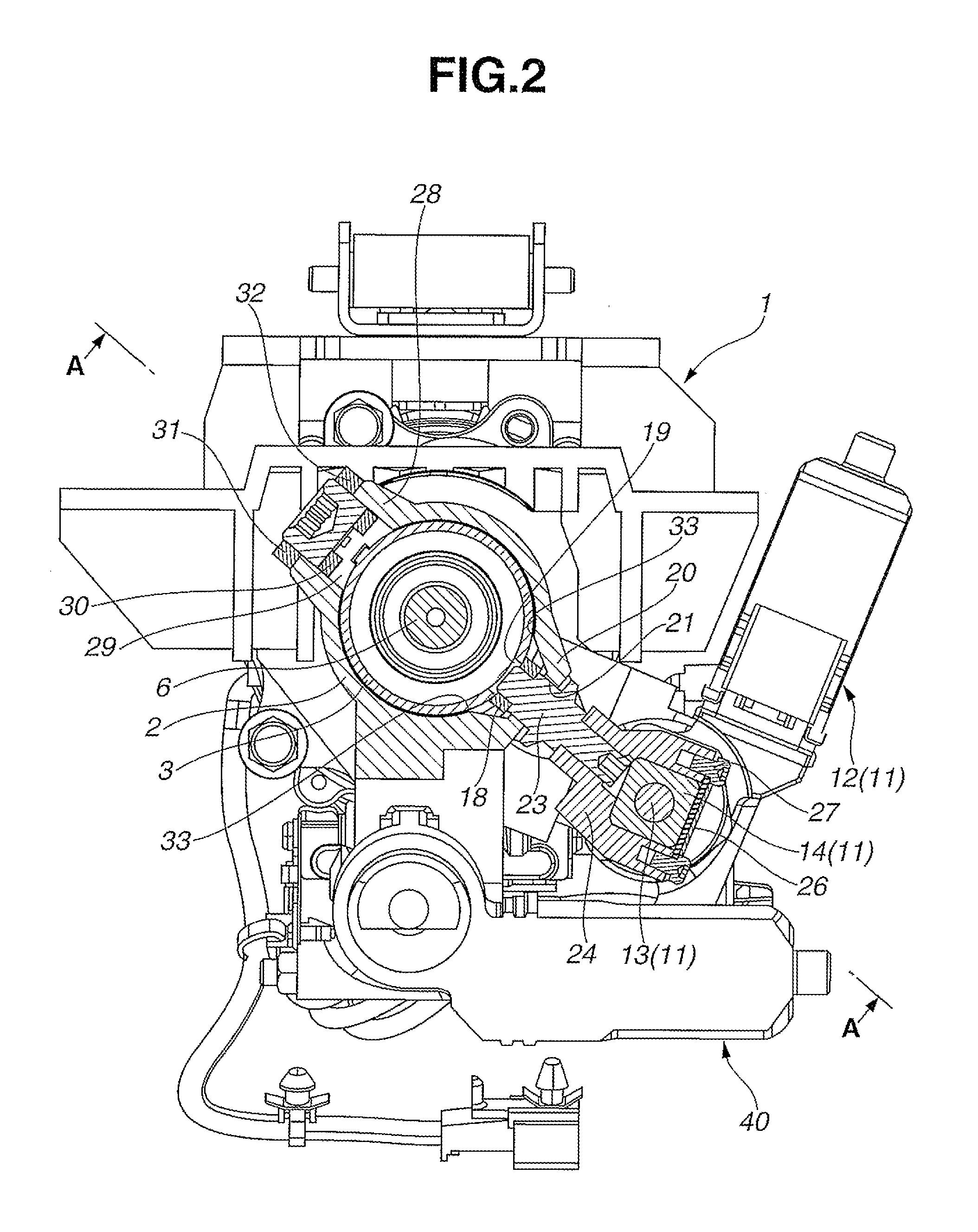 Electrically-driven steering column apparatus