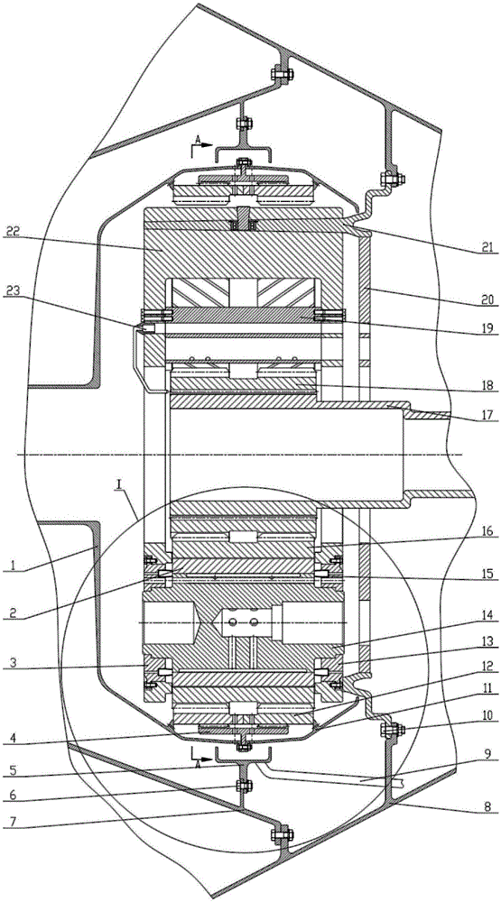 Lubricating oil circuit system and planetary gear reducer for aircraft planetary gear reducer